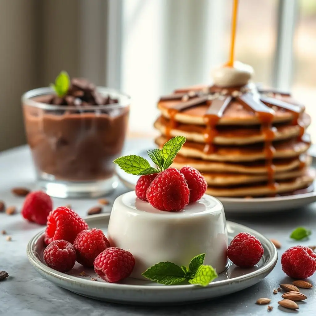 Delicious dessert recipe with almond milk, featuring a creamy and dairy-free treat.