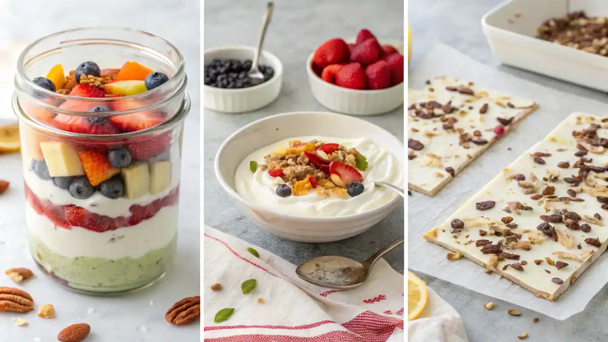 How to Make Healthy Greek Yogurt Snacks, Step by Step